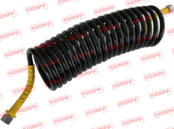 71056 Kempf Wendelflex M18x1,5 gelb, l= 4.000 mm